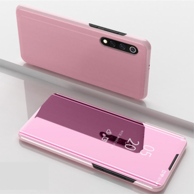 JustKing zrcadlové flipové pouzdro pro Xiaomi Mi 9 - růžovozlaté - možnost vrátit zboží ZDARMA do 30ti dní