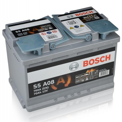 Bosch S5AGM 12V 70Ah 780A 0 092 S5A 080