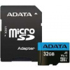 ADATA Micro SDHC Premier 32GB 85MB/s UHS-I A1 + SD adaptér AUSDH32GUICL10A1-RA1