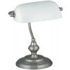 Rabalux Bank stolní lampička 1x60 W bílá 4037