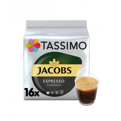 Kávové Kapsle Tassimo Jacobs Espresso - 16ks 118,4g