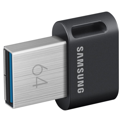 Samsung Fit Plus 64GB Flashdisk, 64GB, USB 3.1 Gen1, černý MUF-64AB/APC