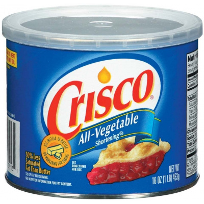 Crisco 453 g, rostlinný tuk ideální pro fisting