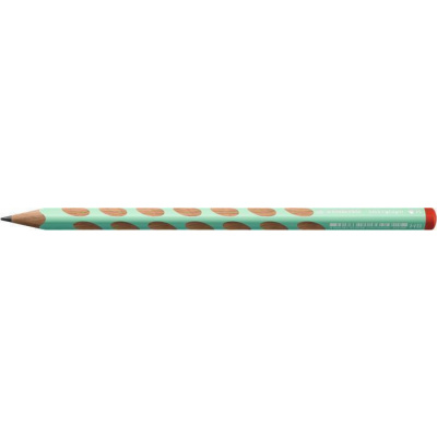 Grafitová tužka "Easygraph", pastelová zelená, HB, trojhranná, pro praváky, STABILO