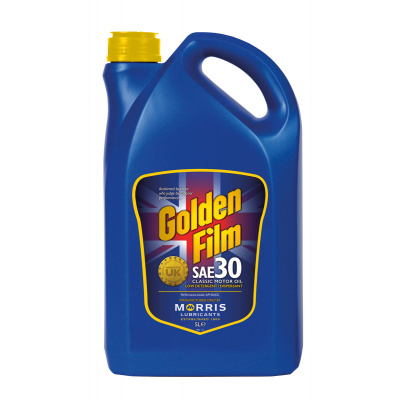 Morris Golden Film SAE 30 Classic Motor Oil, 5l (Morris Lubricants - Made in UK)