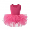 Dívčí baletní tutu šaty pro princezny a baletky - Růžově červená , 55 x 58 cm