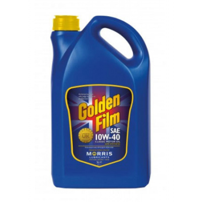 Morris Golden Film 10W-40 Classic Motor Oil, 5l (Morris Lubricants - Made in UK)