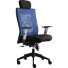 Alba kancelářská židle LEXA s podhlavníkem modrá