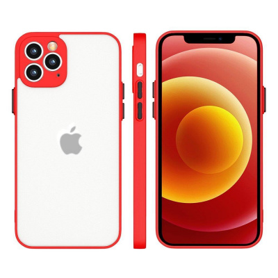 IZMAEL.eu Silikónové flexibilní pouzdro Milky Case pro Apple iPhone 12 pro Apple iPhone 12 Pro červená