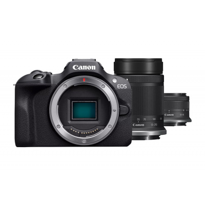 Canon EOS R100 + RF-S 18-45mm & 55-210mm IS STM - černý