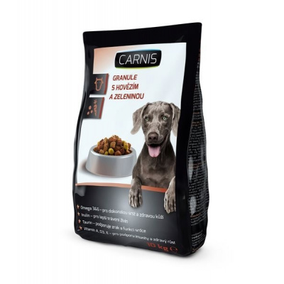 Carnis granule pro dospělé psy, hovězí 10 kg