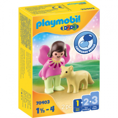 Playmobil PLAYMOBIL® 1.2.3 70403 Vílí kamarádka s liškou 144122