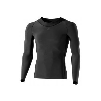 Skins Bio RY400 Mens Graphite Top Long Sleeve S; Černá kompresní oblečení