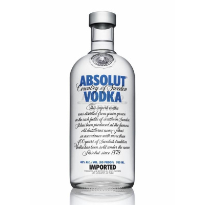 Absolut 40% 0,5 l (holá láhev)