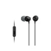 SONY MDR-EX15AP - Sluchátka do uší s mikrofonem - Black | MDREX15APB.CE7