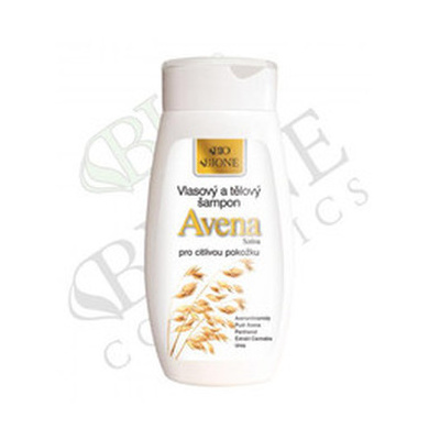 Bione Cosmetics Vlasový a tělový šampon pro citlivou pokožku Avena Sativa 260 ml woman