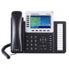 Grandstream GXP-2160 VoIP telefon - 6x SIP účet, HD audio, 2x LAN 10/100/1000 port, PoE, konference, BT GXP2160