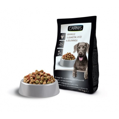 Carnis granule pro dospělé psy, jehněčí 10 kg