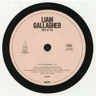 One Of Us Liam Gallagher Vinylová Deska