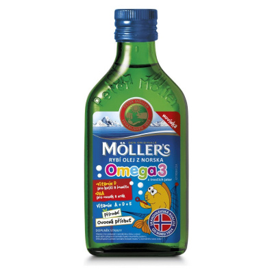 Mollers Omega 3 Ovocná příchuť 250 ml