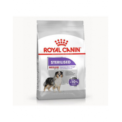 Royal Canin Medium Dogs Sterilised - granule pro dospělé sterilizované psy středních plemen 3 kg