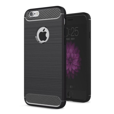 Levné Kryty Zadní kryt Carbon černý – Apple iPhone 5/5S/SE