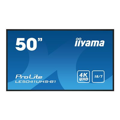 IIYAMA LE5041UHS-B1 VA 50''/3840x2160/VGA/3xHDMI