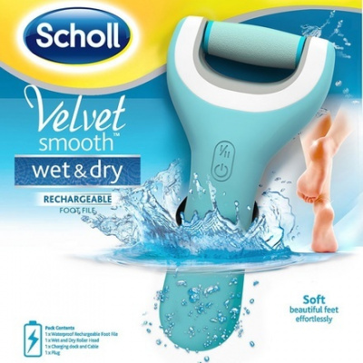 Pilník na chodidla Scholl Velvet Smooth Wet & Dry