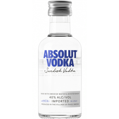 Absolut Vodka MINI 40% 0,05l (holá láhev)