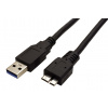 Roline 11.02.8876 USB 3.0 SuperSpeed kabel USB3.0 A(M)-microUSB3.0 B(M), 0,15m, černý