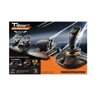 Thrustmaster Joystick T16000M FLIGHT PACK + plynový pedál + pedálová sada, pro PC - 2960782