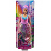 Barbie Kouzelná princezna fialové vlasy a růžová korunka