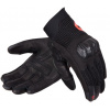 Dámské rukavice na motocykl Rebelhorn Gap III černo-fluo červené Velikost: XL