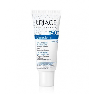 Uriage Bariéderm Cica-Cream with Copper-Zinc reparativní krém s obsahem mědi a zinku SPF 50+ 40 ml