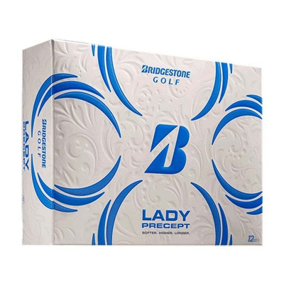 Bridgestone Lady Precept white 12-pack dámské golfové míčky