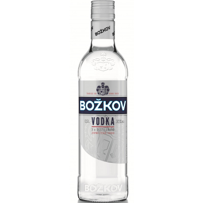 Božkov Vodka 37,5% 0,5l (holá láhev)