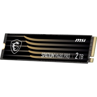 MIS MSI SPATIUM M480 PRO PCIE 4.0 NVME M.2 2TB SSD disk PCI Express 4.0 3D NAND DIAMISSSD0023