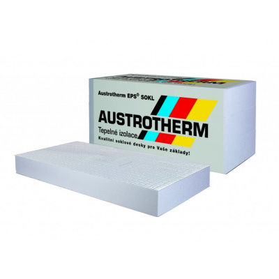 Austrotherm EPS SOKL 150 80 mm SOKL15RHA080P 4,5 m² soklový polystyren | cena za balení