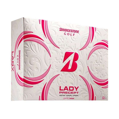 Bridgestone Lady Precept pink 12-pack golfové míčky