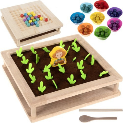 Paměťová hra Paměťová farma Montessori Skládačka pro děti Paměť Formičky