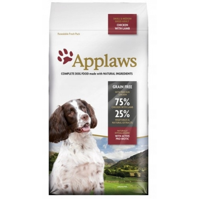 Applaws Dog Adult Small & Medium Breed Chicken & Lamb 7,5 kg