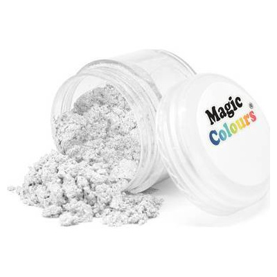 Jedlá prachová perleťová barva 8ml Pearl White - Magic Colours