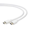 GEMBIRD Kabel CABLEXPERT HDMI-HDMI 3m, 1.4, M/M stíněný, zlacené kontakty, bílý CC-HDMI4-W-10