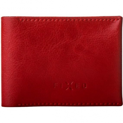 Peněženka FIXED Smile Wallet se smart trackerem FIXED Smile a motion senzorem, červená FIXSM-SMMW-RD