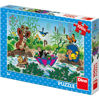 Dino Puzzle 100 XL - Krtečkova plavba