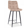 Barová židle Signal odstíny béžové 92 cm látka