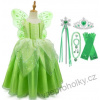 Karnevalový kostým víla Zelenka s křídly a doplňky ( )