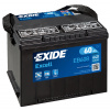 Exide Excell 12V 60Ah 640A EB608