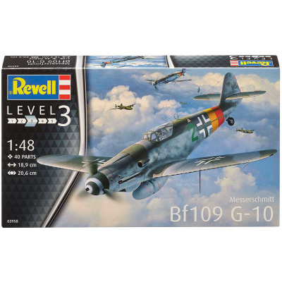 Revell Model Kit Plastic plane 03958 Messerschmitt Bf 109 G 10 1:48