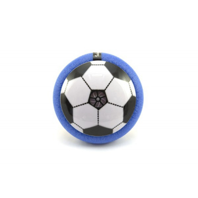 Teddies Air Disk fotbalový míč vznášející se plast 14 cm na baterie se světlem v krabičce